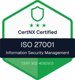 ISO 27001 Certified